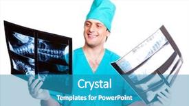  Presentation with x ray - Slides with looking at the x-ray background and a teal colored foreground