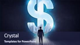  Presentation with port hole - Presentation design with looking at wall with hole background and a  colored foreground