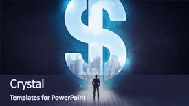  Presentation with grotte hole - PPT theme with looking at wall with hole background and a  colored foreground