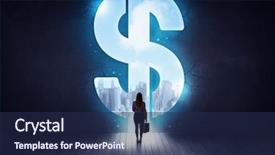  Presentation with wall - Presentation featuring looking at wall with hole background and a  colored foreground