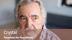  Presentation with nursing - Theme having looking away at nursing home background and a  colored foreground