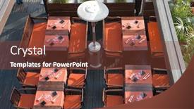  Presentation with rustic - PPT theme having looking-down-on-a-rustic background and a tawny brown colored foreground