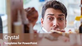  Presentation with medicines - Amazing presentation theme having looking for medicines at farmacy backdrop and a tawny brown colored foreground