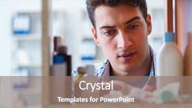  Presentation with drugs and medicines - Beautiful presentation featuring looking for medicines at farmacy backdrop and a  colored foreground