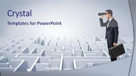  Presentation with future forward - Slide deck enhanced with looking forward to the future background and a sky blue colored foreground