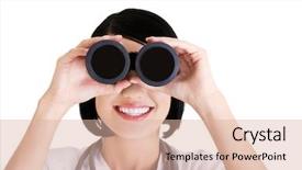  Presentation with nurse care - Beautiful slides featuring looking in the futere backdrop and a lemonade colored foreground