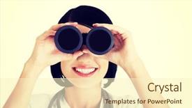  Presentation with nurse care - Cool new presentation design with looking in the futere backdrop and a cream colored foreground