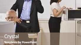  Presentation with helping others two hands woman - Cool new presentation theme with looking through a filing cabinet backdrop and a coral colored foreground