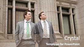  Presentation with bright future - Presentation with looking towards a bright future background and a gray colored foreground