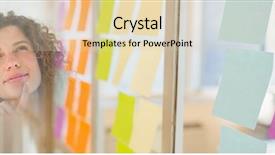  Presentation with composite - Beautiful slides featuring looking up at sticky notes backdrop and a lemonade colored foreground