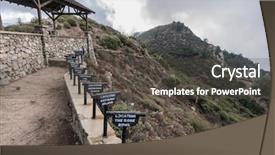  Presentation with inspiration - Colorful theme enhanced with lookout in the san gabriel backdrop and a dark gray colored foreground