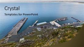  Presentation with fisherman - Amazing theme having lookout on the nut plateau backdrop and a light blue colored foreground