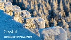  Presentation with czech republic - Presentation theme consisting of lookout-tower-velka-destna-orlicke background and a ocean colored foreground