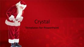  Presentation with pair eyes looking down - PPT theme with looks down to personal scale background and a  colored foreground