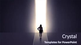  Presentation with tunnel - Beautiful presentation featuring looks in the glowing end backdrop and a  colored foreground