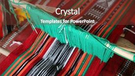  Presentation with arab - Slide set having  background and a  colored foreground