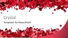  Presentation with frame pink - Amazing presentation design having loopable-love-frame-pink-heart backdrop and a white colored foreground