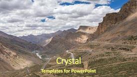  Presentation with ladakh - Beautiful slide deck featuring royal enfield - truck climbing up at gata backdrop and a light gray colored foreground