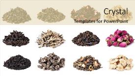  Presentation with loose leaf tea - Beautiful slide deck featuring loose leaf - assortment of dry tea backdrop and a lemonade colored foreground