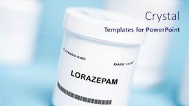  Presentation with anxiety - PPT layouts featuring lorazepam-is-a-medication-used background and a sky blue colored foreground