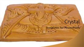  Presentation with ganesha - Presentation enhanced with lord ganesha engraved background and a gold colored foreground