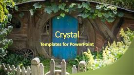  Presentation with lord ring - Presentation design with lord ring - hobbiton new zealand background and a tawny brown colored foreground