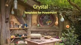  Presentation with lord ring - Cool new slide deck with lord ring - hobbiton new zealand backdrop and a tawny brown colored foreground