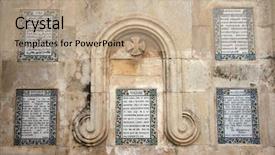  Presentation with prayer - PPT layouts consisting of lord's prayer background and a coral colored foreground