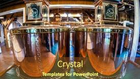  Presentation with bourbon - Presentation theme enhanced with loretto-kentucky-june-01-2013 background and a tawny brown colored foreground