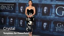  Presentation with game thrones - Presentation theme with los-angeles-apr-10-emilia background and a wine colored foreground