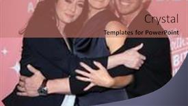  Presentation with 40th birthday - Colorful PPT theme enhanced with los-angeles-apr-19-shannen backdrop and a coral colored foreground