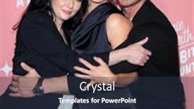  Presentation with 40th birthday - PPT theme featuring los-angeles-apr-19-shannen background and a tawny brown colored foreground