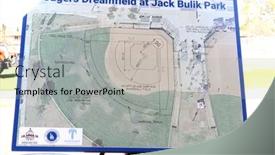  Presentation with groundbreaking - Amazing presentation design having los-angeles-apr-2-51st backdrop and a light gray colored foreground