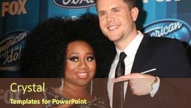  Presentation with theater - Beautiful PPT theme featuring los-angeles-apr-7-la backdrop and a tawny brown colored foreground