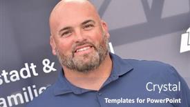  Presentation with 50th anniversary - Presentation theme enhanced with los-angeles-aug-07-andrew background and a ocean colored foreground