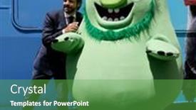  Presentation with movie theater - Slide set having los-angeles-aug-10-eugenio background and a seafoam green colored foreground