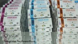  Presentation with cannabis - Colorful PPT theme enhanced with los-angeles-aug-15-cannabis backdrop and a light gray colored foreground