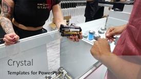  Presentation with cannabis - Amazing theme having los-angeles-aug-15-cannabis backdrop and a light gray colored foreground