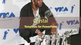  Presentation with awards - Slides featuring los-angeles-aug-27-kendrick background and a tawny brown colored foreground