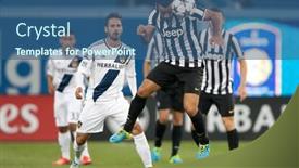  Presentation with galaxy - PPT theme featuring los-angeles-august-3-juventus background and a ocean colored foreground