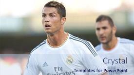  Presentation with los angeles - Theme with los-angeles-august-3-real background and a light blue colored foreground