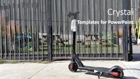  Presentation with downtown los angeles - Colorful slides enhanced with los-angeles-california-05-feb backdrop and a gray colored foreground