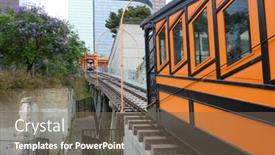  Presentation with downtown los angels - 