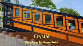  Presentation with downtown los angels - 