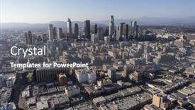  Presentation with downtown los angeles - 