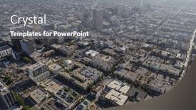  Presentation with neighborhoods - Beautiful PPT theme featuring los-angeles-california-usa-august backdrop and a gray colored foreground