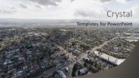  Presentation with december - PPT theme enhanced with los-angeles-california-usa-december background and a light gray colored foreground