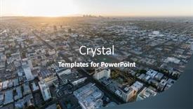  Presentation with downtown los angeles - 