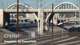  Presentation with heights - Amazing presentation having los-angeles-california-usa-january backdrop and a dark gray colored foreground