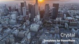  Presentation with downtown los angeles - 